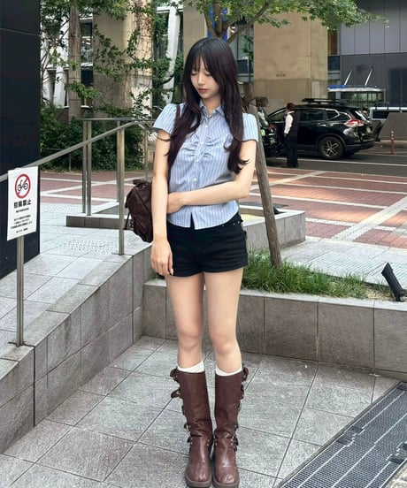 ストライプ　シャツ