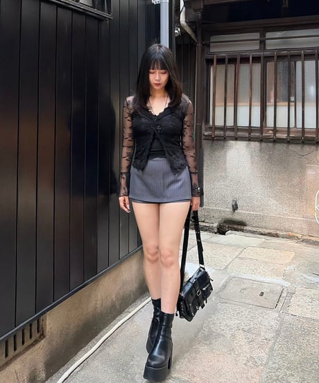 シアーリボンレーストップス