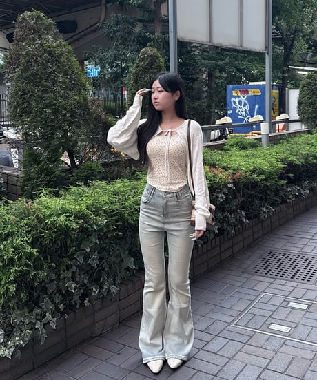 花柄キャミ