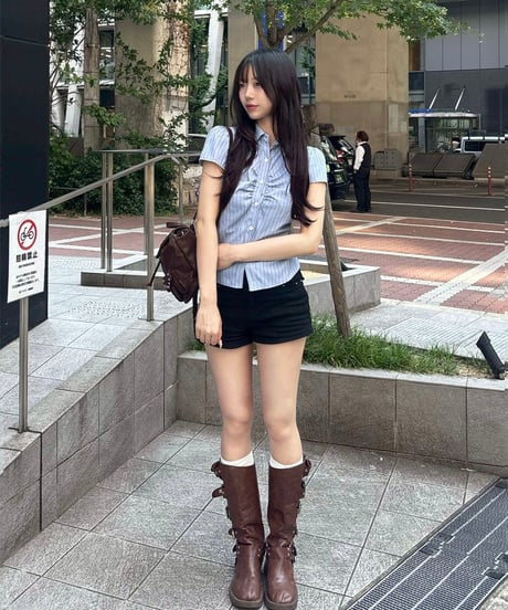 ストライプ　シャツ