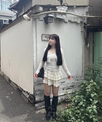 花柄キャミ