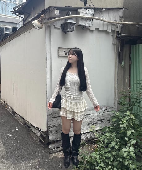 花柄キャミ