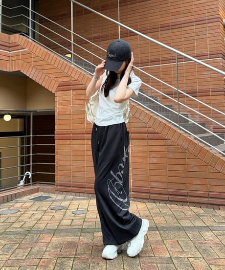 ラインストーン　スウェットパンツ
