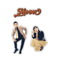【期間限定】十九人・MOON（ムーンヌ）3種ステッカーセット【〜9/30まで】