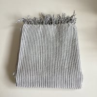 Khadi  cotton  cloth   (White/black) 75 × 180