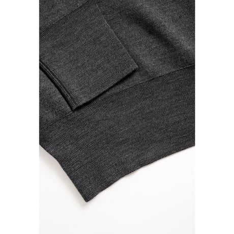 Olde H&Daughter  "WOOL KNIT TRACK" HALF ZIP