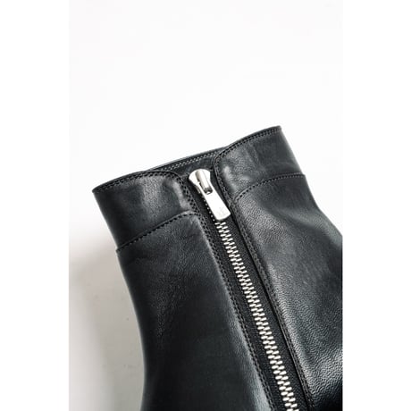 Post Production Side Zip Boots "Horse Wax"