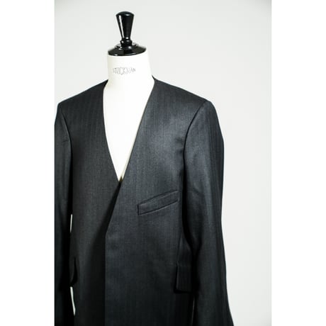 LEA BOBERG Ex. NL BLAZER - DARK NAVY TWIST HERRINGBOONE