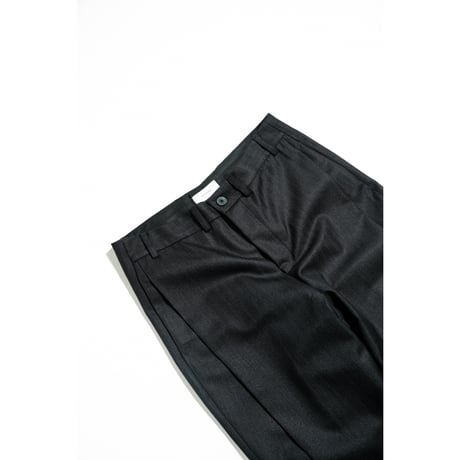 LEA BOBERG Ex. DP TROUSERS - DARK NAVY TWIST HERRINGBOONE