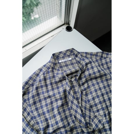 MAATEE&SONS 紐SHIRTS "SILK RAYON CHECK"