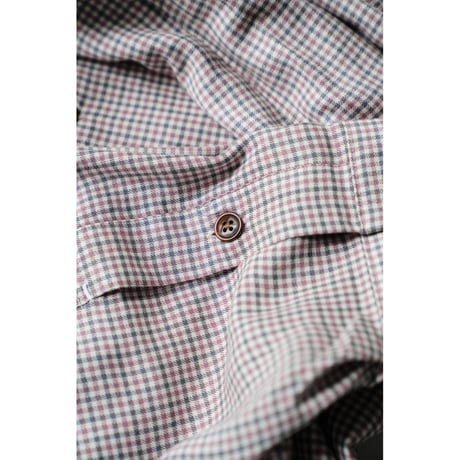 MAATEE&SONS OVER SHIRTS "SILK RAYON CHECK"