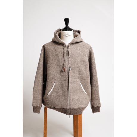 AVIVA JIFEI XUE  Heavy Zip-up Hoodie