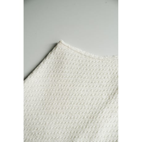 Olde H&Daughter Ex. ”SILK COTTON THERMAL” REVERSIBLE KNIT TANK TOP