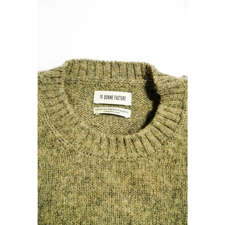 DE BONNE FACTURE SHAGGY SHEEP SWEATER