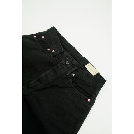 cantate Denim Flare Trousers (ONE WASH)