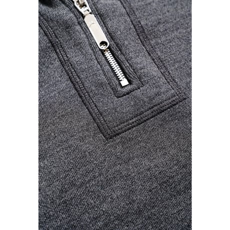 Olde H&Daughter  "WOOL KNIT TRACK" HALF ZIP