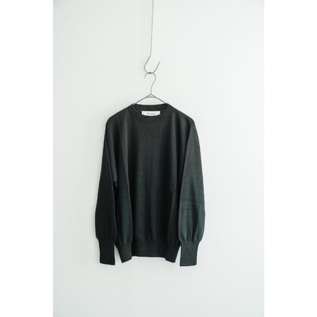 Olde H & Daughter SILK PLAIN STITCH CREW NECK P/O