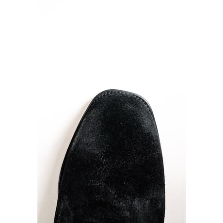 Post Production Ex. Side Zip Boots "Horse Reverse"