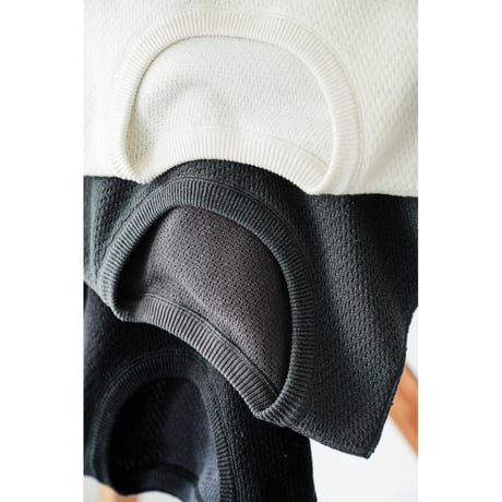 Olde H&Daughter Ex. ”SILK COTTON THERMAL” REVERSIBLE KNIT TANK TOP