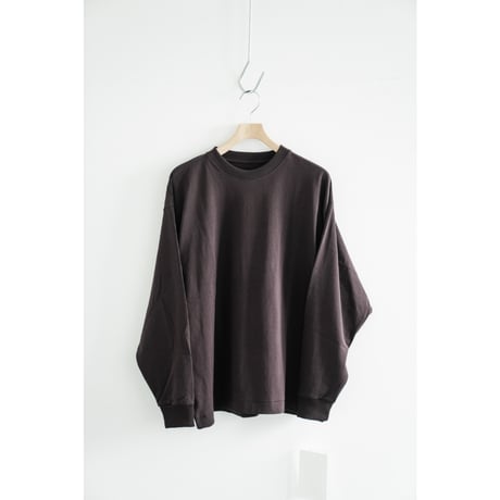 nonnotte "Hard Twist Balance Jersey" C/N Oversized Tapered  Long Sleeve