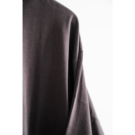 nonnotte "Hard Twist Balance Jersey" C/N Oversized Tapered  Long Sleeve