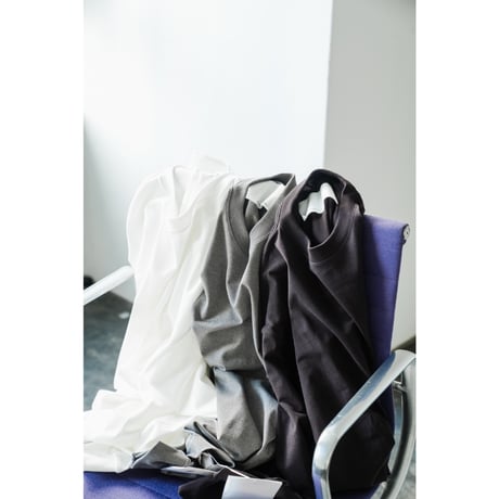 nonnotte "Hard Twist Balance Jersey" C/N Oversized Tapered  Long Sleeve
