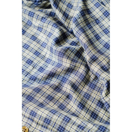 MAATEE&SONS OVER SHIRTS "SILK RAYON CHECK"