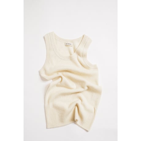 PICEA Ex. BABY CASHMERE RIB TANK TOP