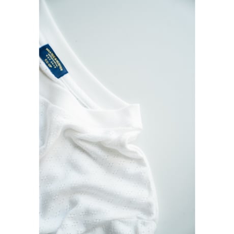 MAATEE&SONS Ex. "SUVIN MESH" CREW NECK TEE