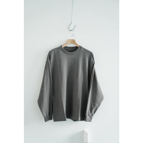 nonnotte "Hard Twist Balance Jersey" C/N Oversized Tapered  Long Sleeve