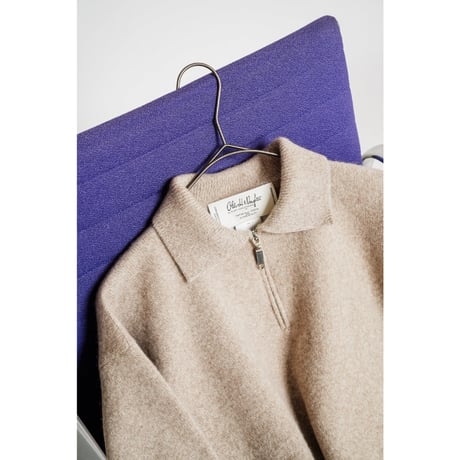 Olde H&Daughter WOOL/CASHMERE HALF ZIP P/O