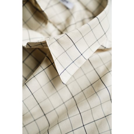 MAATEE&SONS SHORT POINT SHIRTS "tattersall"