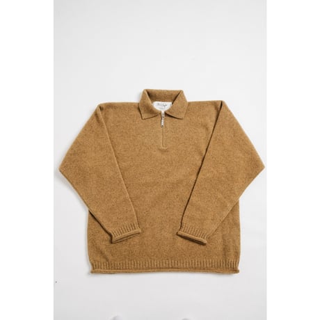 Olde H&Daughter WOOL/CASHMERE HALF ZIP P/O