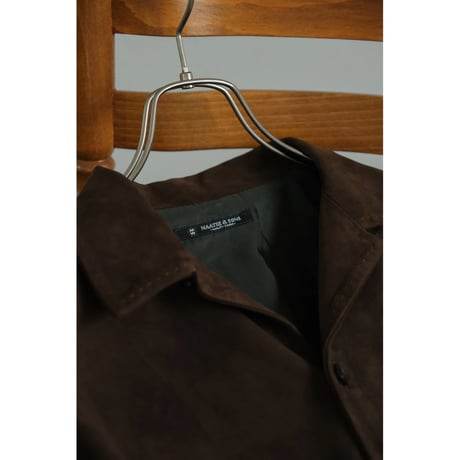 MAATEE&SONS SUEDE SHIRTS JACKET
