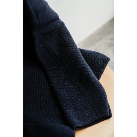 nonnotte Draping Shawl Collar V Oversized Pullover