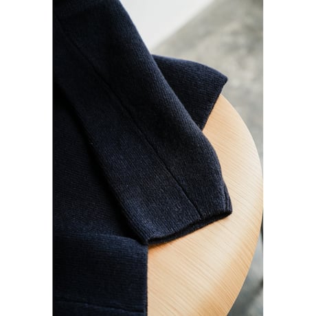 nonnotte Draping Shawl Collar V Oversized Pullover