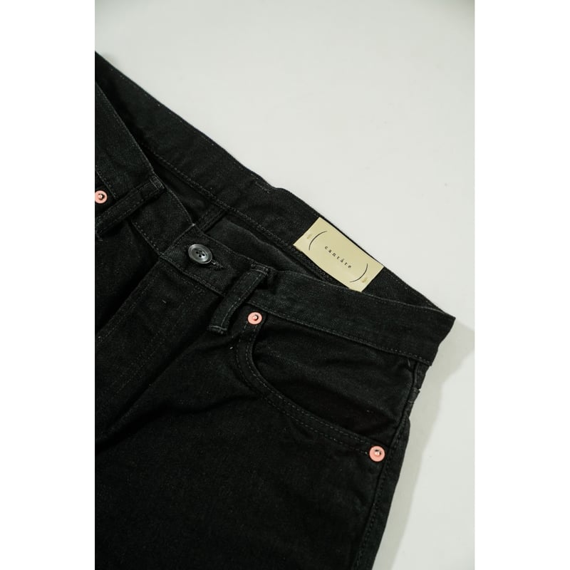 cantate Denim Flare Trousers (ONE WASH) | Muste