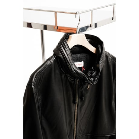 barbell object leather h/s coat