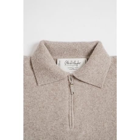 Olde H&Daughter WOOL/CASHMERE HALF ZIP P/O