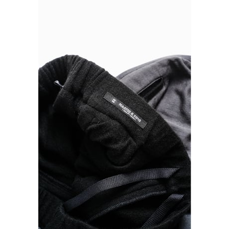 MAATEE&SONS LAYERED PANTS "H/A WOOL 裏カシミヤ"
