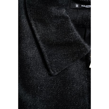 MAATEE&SONS SHORT BLOUSON "BLACK CHAMBRAY"