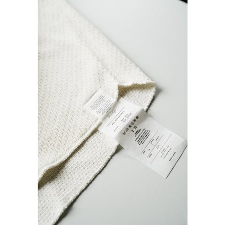 Olde H&Daughter SILK COTTON THERMAL KNIT P/O