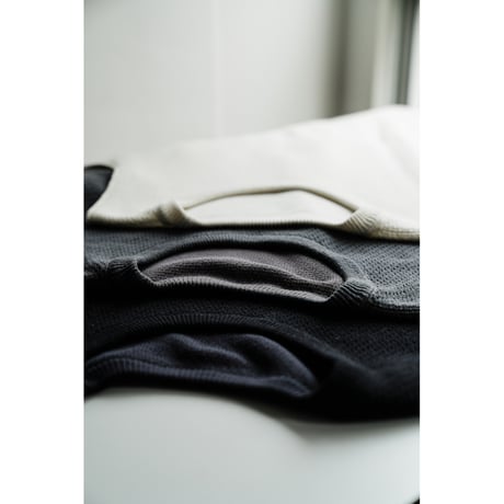 Olde H&Daughter Ex. ”SILK COTTON THERMAL” REVERSIBLE KNIT TANK TOP