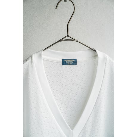 MAATEE&SONS Ex. "ムコMESH" V-NECK TEE