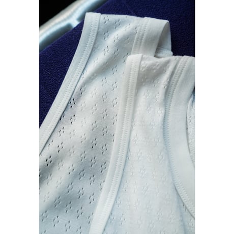 MAATEE&SONS Ex. "SUVIN MESH" TANK TOP
