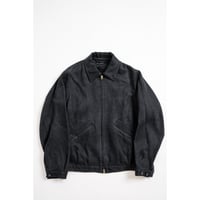 MAATEE&SONS SHORT BLOUSON "BLACK CHAMBRAY"