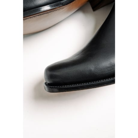 Post Production Side Zip Boots "Horse Wax"