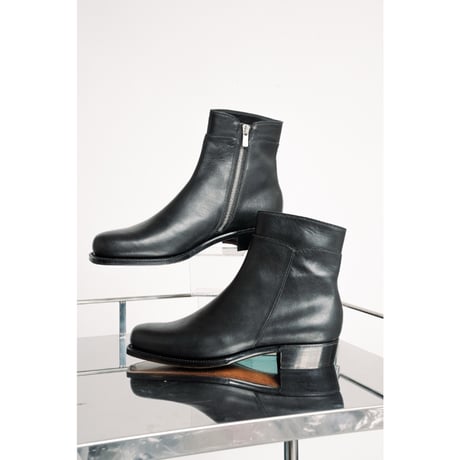 Post Production Side Zip Boots "Horse Wax"