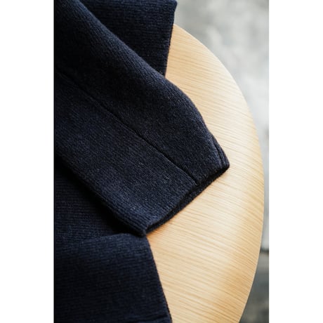 nonnotte Draping Shawl Collar V Oversized Pullover