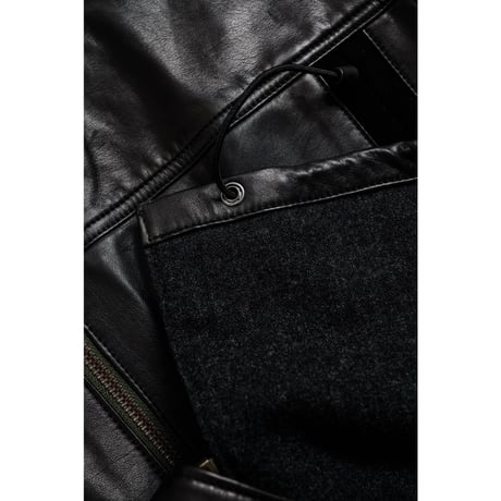 barbell object leather h/s coat